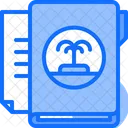 Isla Palmera Carpeta Icon