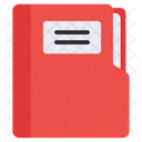 Documento de carpeta  Icono