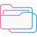 Carpeta Documento Archivo Documentos Archivos Almacenamiento De Datos Directorio De Archivo Abierto Icono