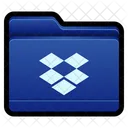 Carpeta de dropbox  Icono