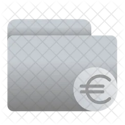 Carpeta de euros  Icono