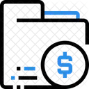 Carpeta de finanzas  Icono