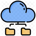 Carpeta en la nube  Icon