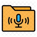 Carpeta de podcasts  Icon