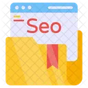 Carpeta de SEO  Icono