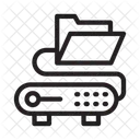 Carpeta Servidor Base De Datos Icono