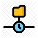 Temporal Carpeta Nodo Icono