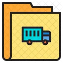 Logistica Carpeta Carpeta De Transporte Icon