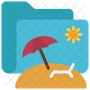 Carpeta de vacaciones  Icon