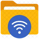 Carpeta wifi  Icono