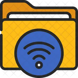 Carpeta wifi  Icono