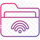 Carpeta wifi  Icon