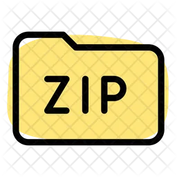 Carpeta zip  Icono