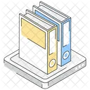 Carpetas Archivos Registros Icono