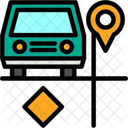 Estacionamento solidário  Ícone