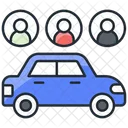 Carpool  Icon