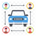 Carpooling  Icon