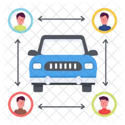 Carpooling  Icon
