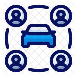 Carpooling  Icon