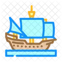 Carrack Ancient Ship Icon