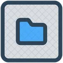 Document Stockage Carre Icon