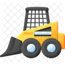 Minicarregadeira Escavadeira Skid Steer Ícone