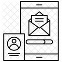 Carregamento de correio móvel  Ícone