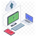 Transferencia De Dados Em Nuvem Transferencia Em Nuvem Transmissao Em Nuvem Ícone