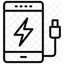 Carregamento Movel Backup De Energia Bateria Movel Ícone