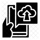 Fazer Upload Aplicativo Smartphone Ícone