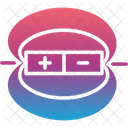 Carga Eletromagnetica Campo Ícone