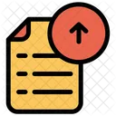 Fazer Upload Documento Arquivo Ícone