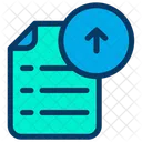 Fazer Upload Documento Arquivo Ícone