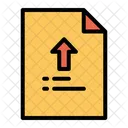 Fazer Upload Documento Arquivo Ícone