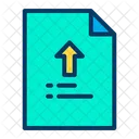 Fazer Upload Documento Arquivo Ícone