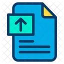 Fazer Upload Documento Fazer Upload De Arquivo Icon