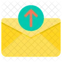 Fazer Upload De Papel Fazer Upload De Documento Fazer Upload De E Mail Ícone