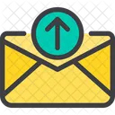 Fazer Upload De Papel Fazer Upload De Documento Fazer Upload De E Mail Ícone