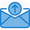 Fazer Upload De Papel Fazer Upload De Documento Fazer Upload De E Mail Ícone