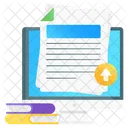 Fazer Upload De Documento Enviar Documento Fazer Upload De Arquivo Ícone