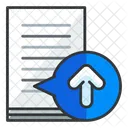 Carregar Arquivo Documento Ícone