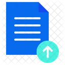 Upload De Arquivo Arquivo Documento Ícone