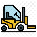 Carrello Elevatore Caricatore Spedizione Icon