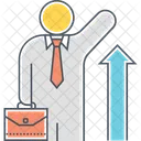 Carrer Career Development Career Growth Icon