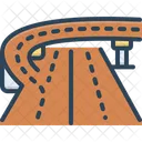 Autopista Via Publica Camino Icono