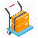 Mano Camion Carretilla De Mano Icono