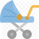 Carriage Baby Stroller Icon
