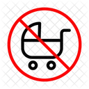 Pram Carriage Ban Icon