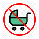 Pram Carriage Ban Icon