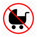 Pram Carriage Ban Icon